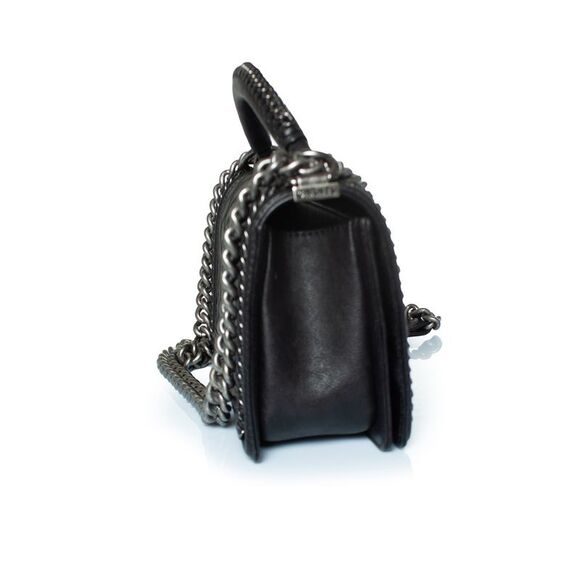 Chanel, Top handle quilted leather boy bag - Picture 5 of 10